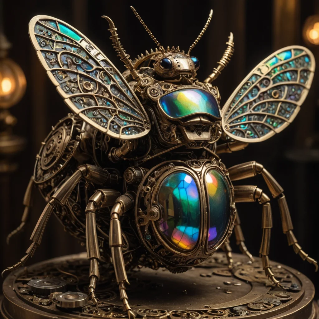 Mechanical Insect Nest — SDXL AI prompt