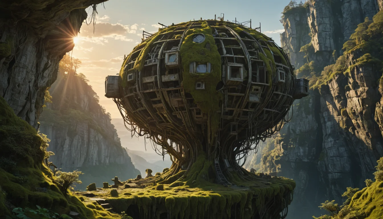 Mechanical Nest Ruin — SDXL AI prompt