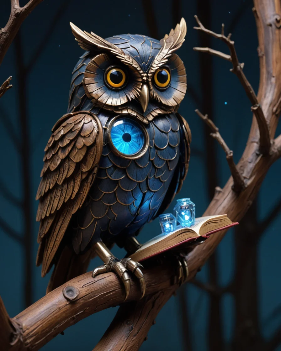 The Nocturnal Chronometer — SDXL AI prompt