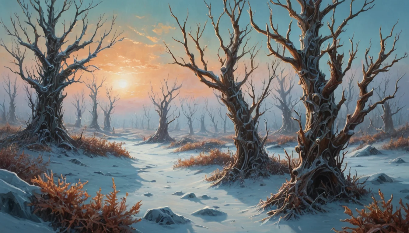 Mechanical Tundra Flora — SDXL AI prompt
