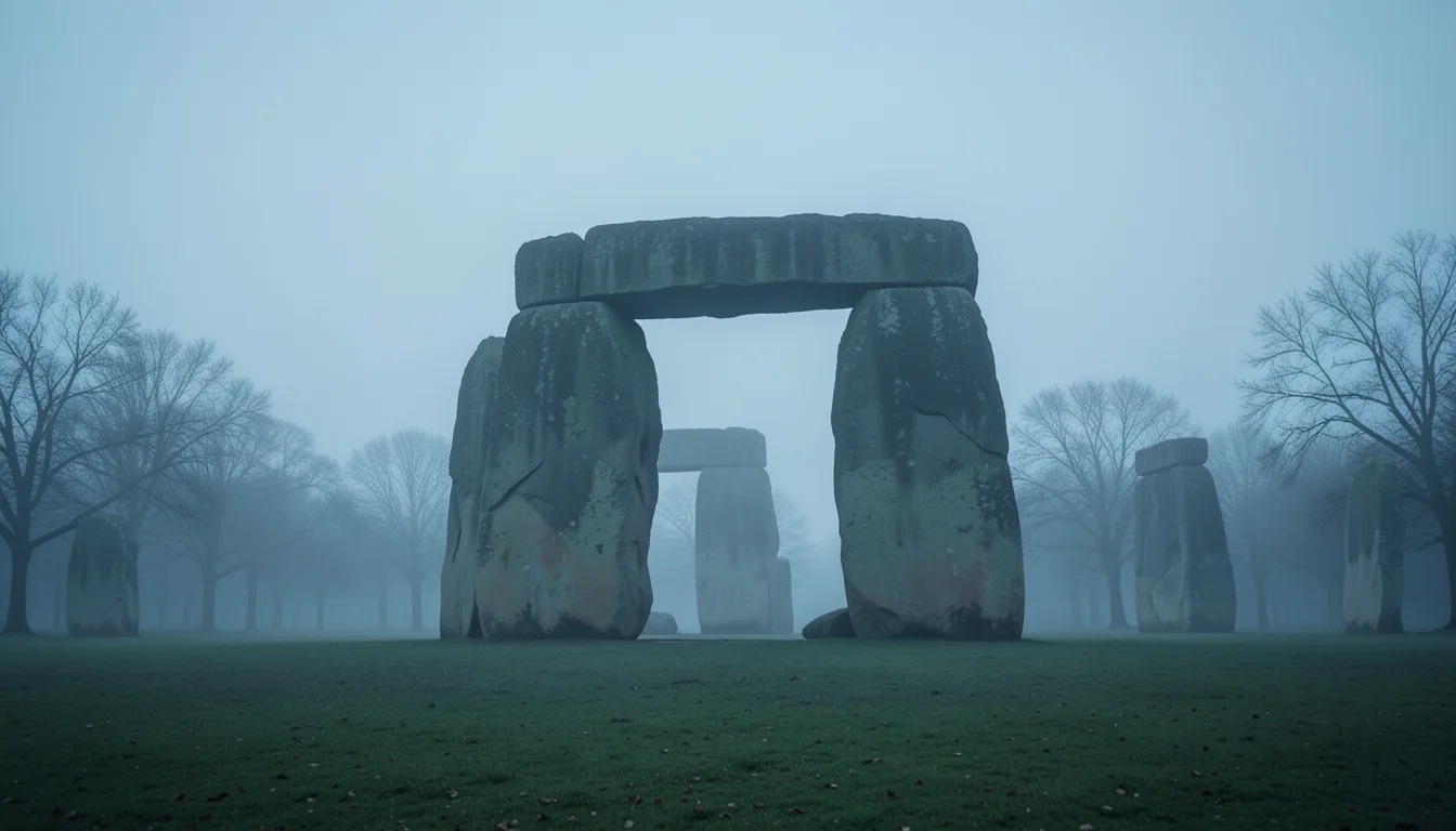 Stone Sentinel Field — Flux AI prompt