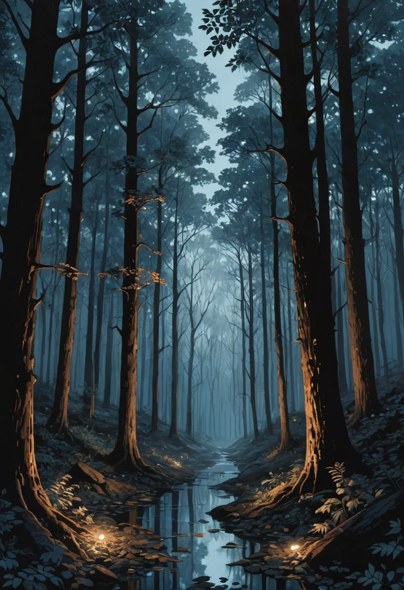 Crystalline Arbor — SDXL AI prompt
