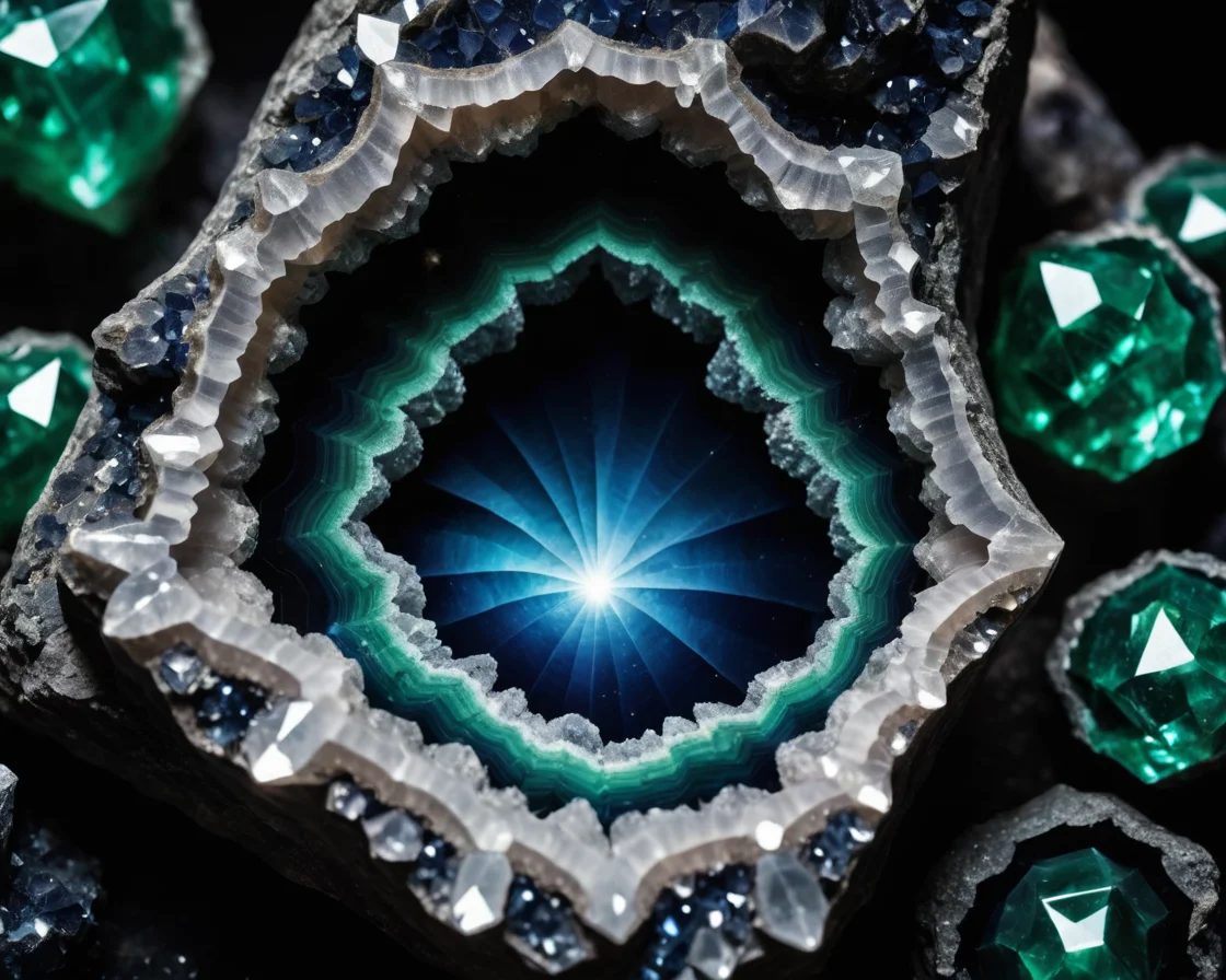 Crystal Abyss Macro — SDXL AI prompt