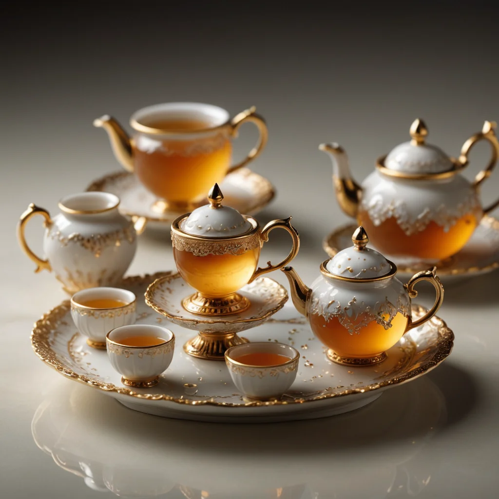 Dewdrop Tea Ceremony — SDXL AI prompt