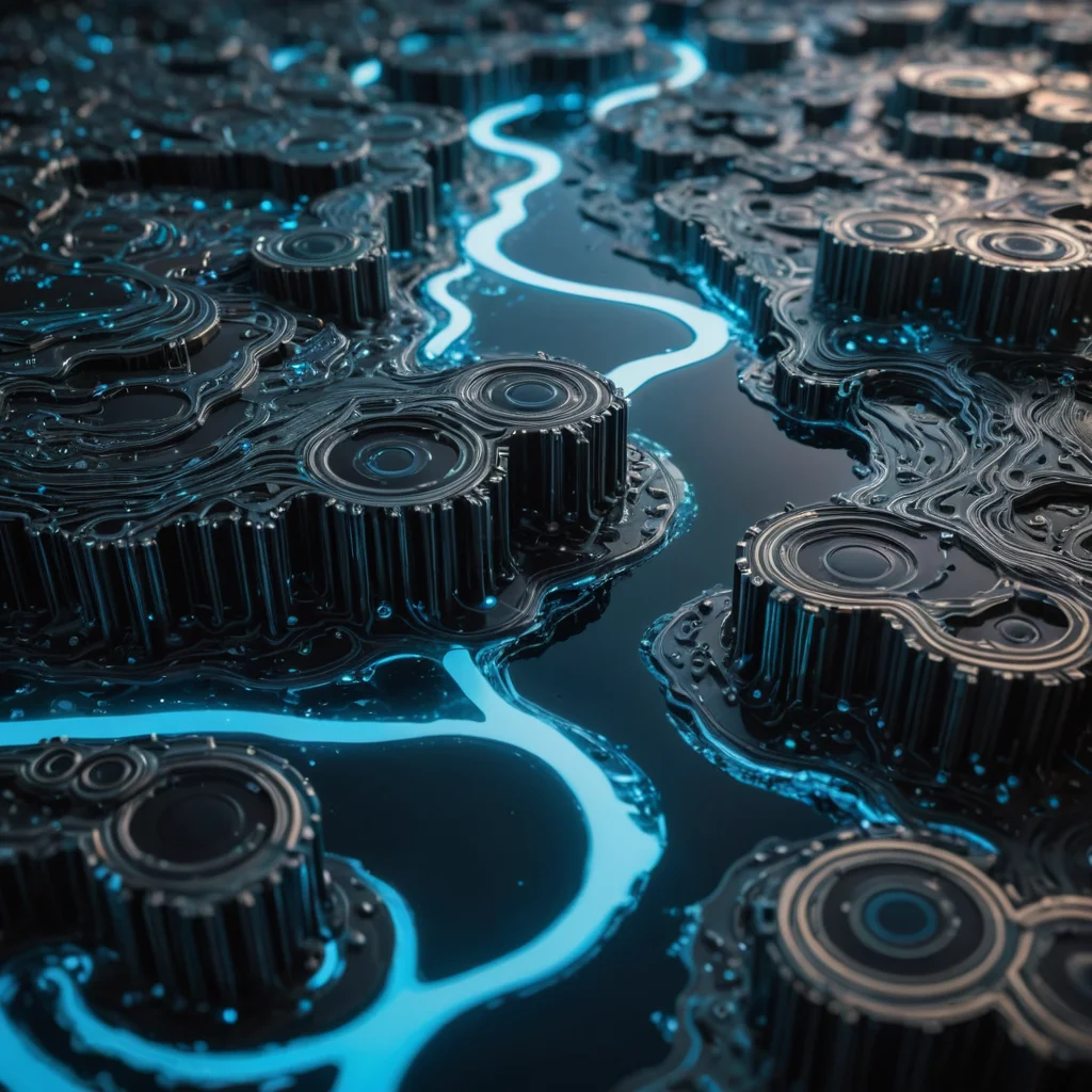 Silicon Flow — SDXL AI prompt
