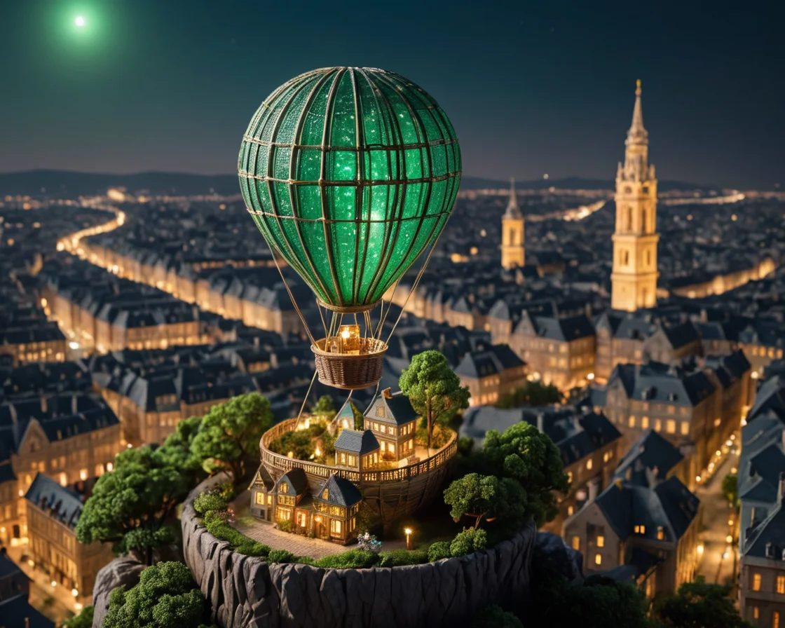 Miniature Ascent — SDXL AI prompt