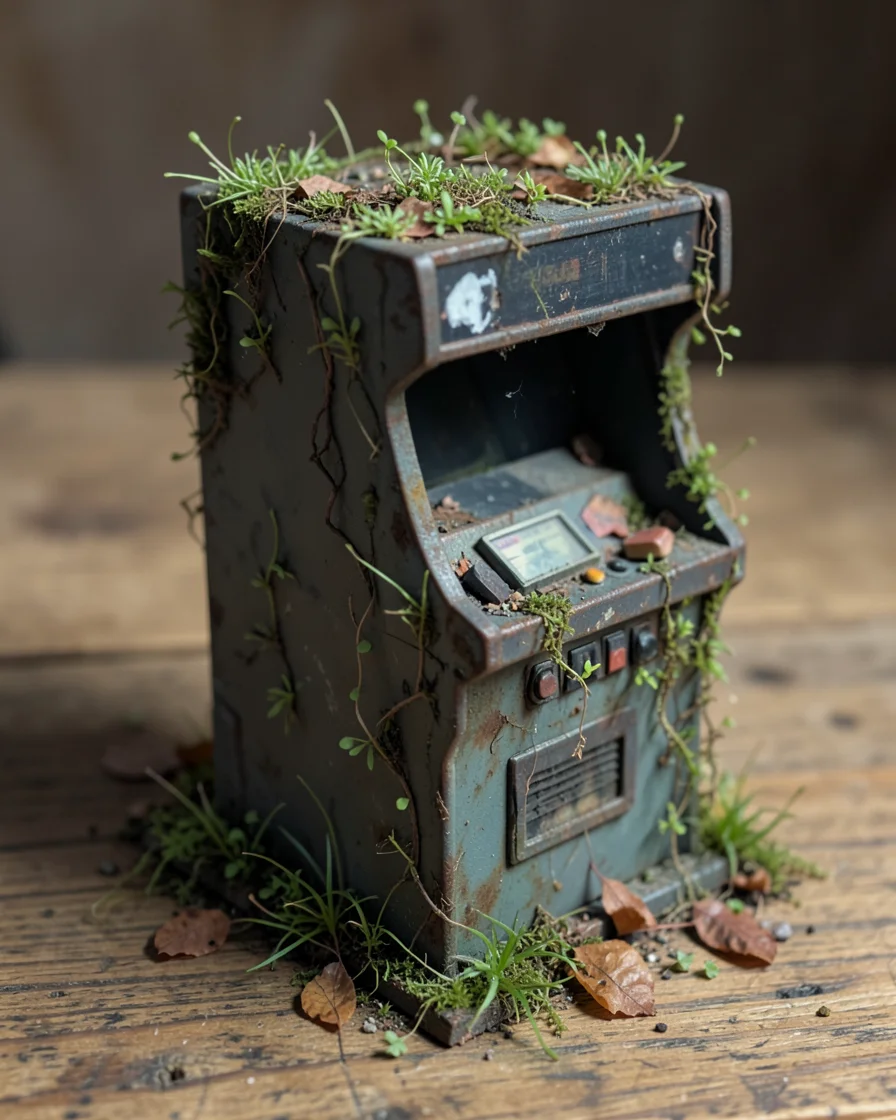 Obsolete Worlds — Flux AI prompt