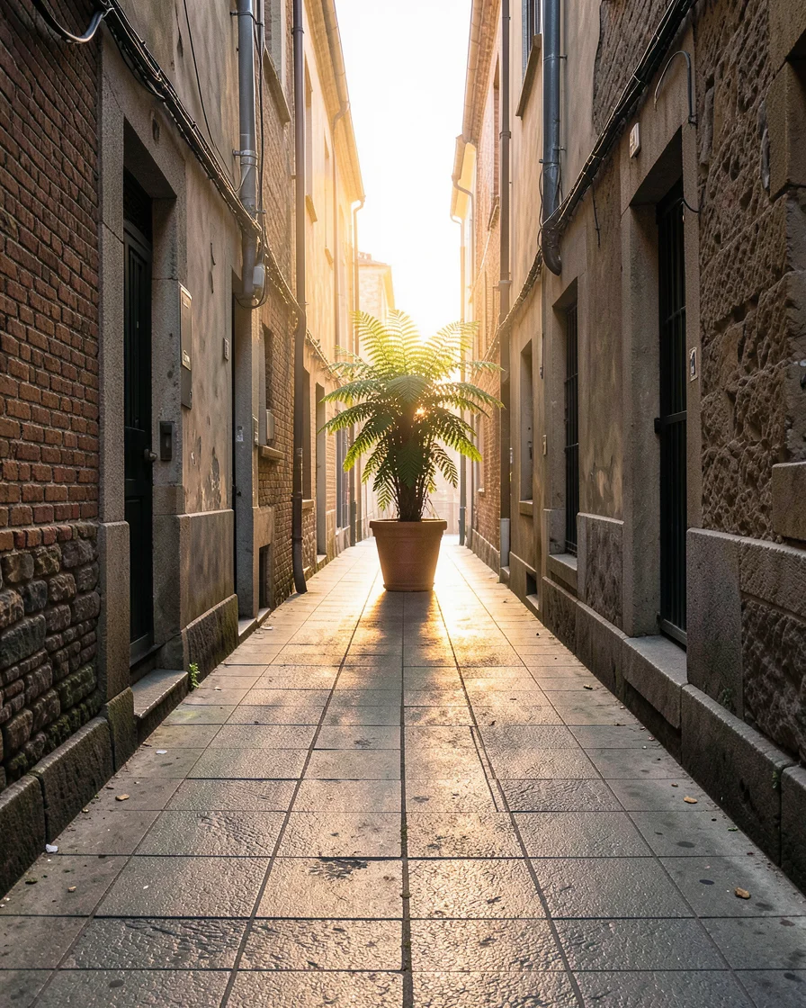 Optical Hallway — Flux AI prompt