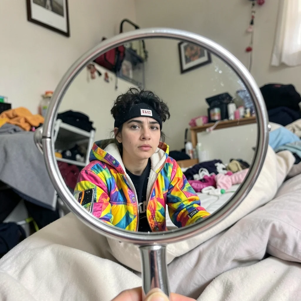 Mirror Moment — Flux AI prompt