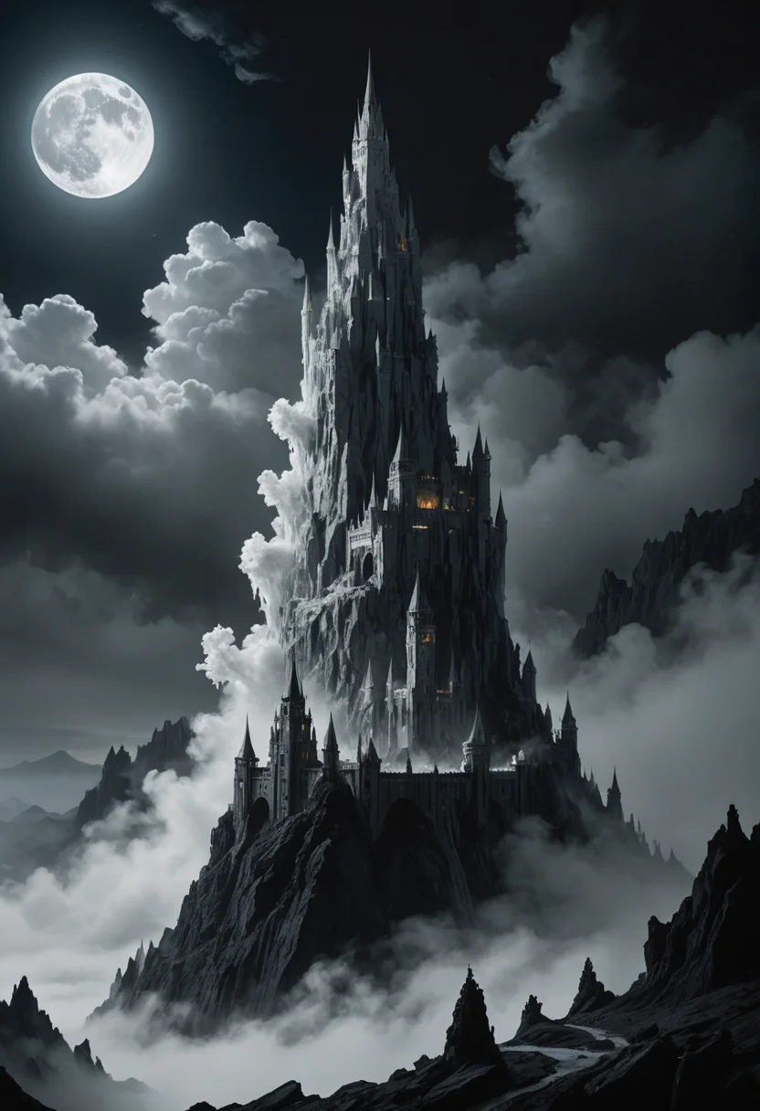 Mist Citadel — SDXL AI prompt