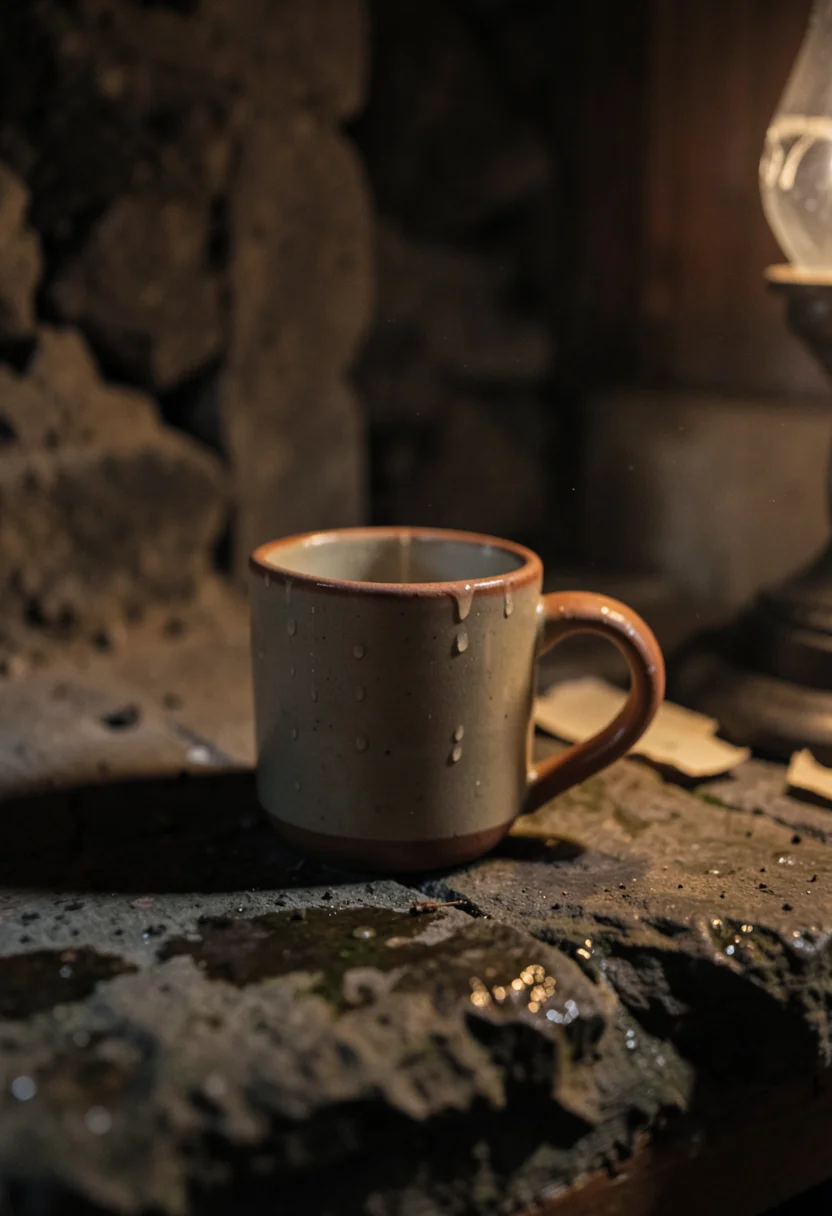 Damp Hearth — Flux AI prompt