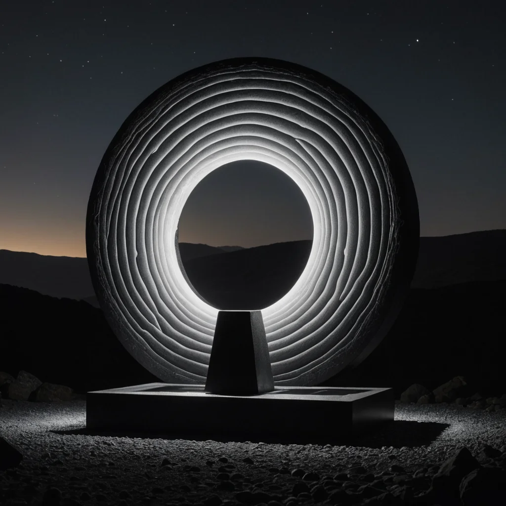 Monolith Sound Garden — SDXL AI prompt