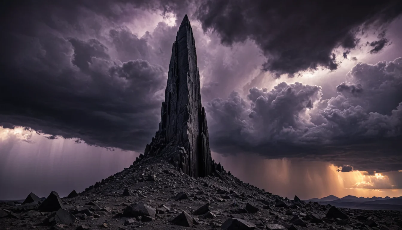 The Obsidian Spire (architecture) — SDXL AI prompt