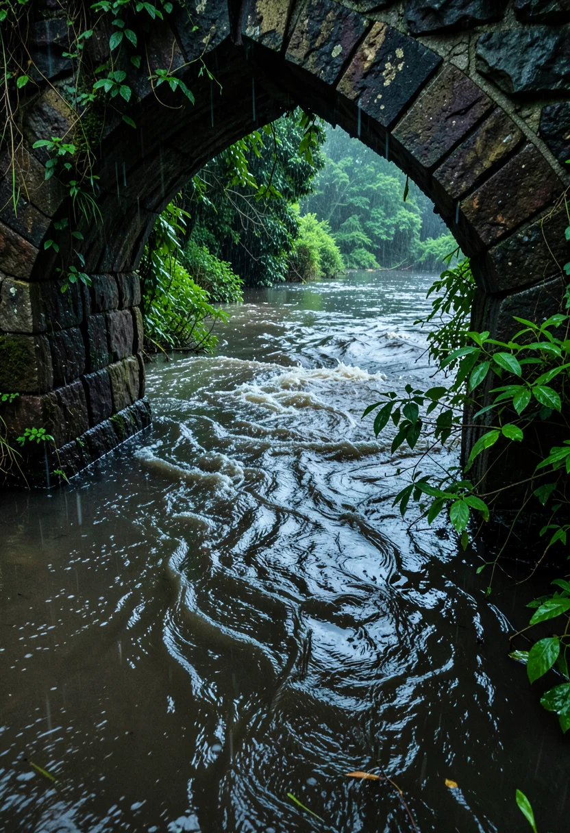 Water Arch Frame — Flux AI prompt