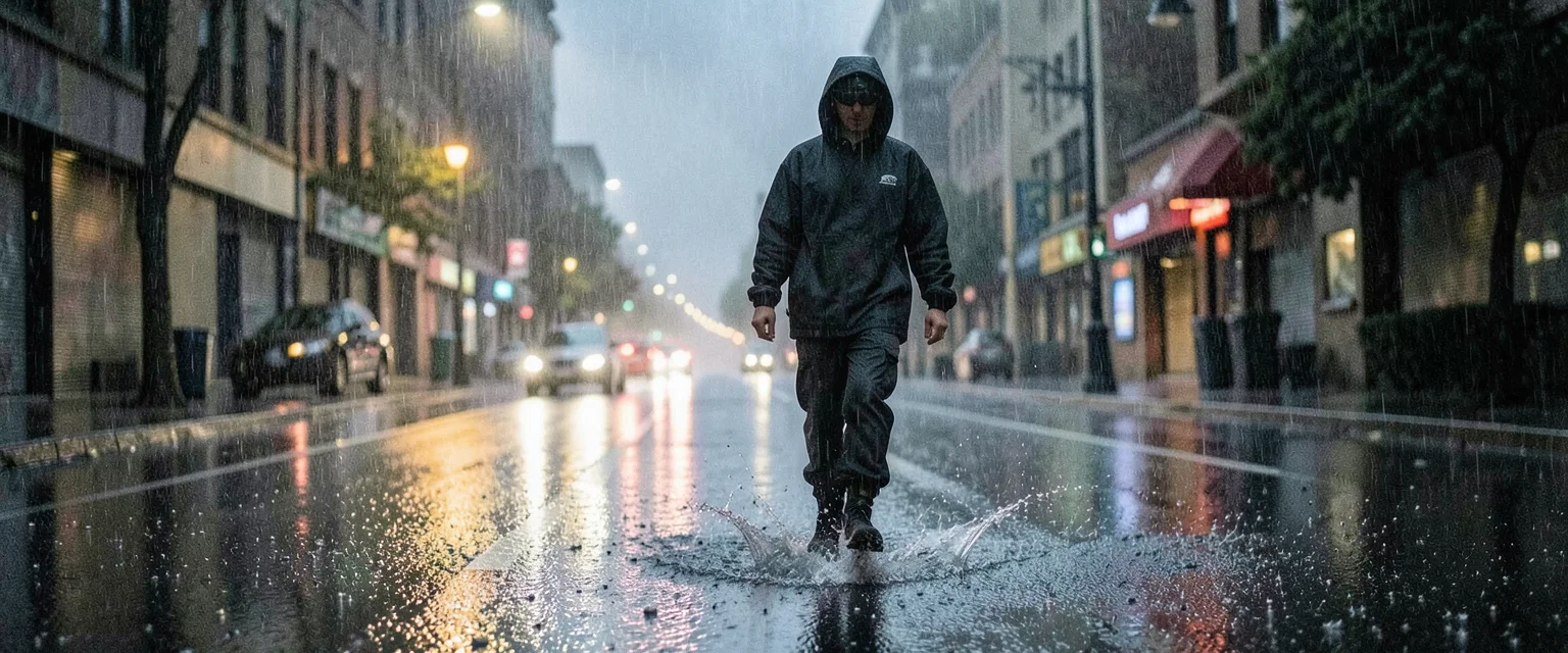Damp Urban Energy — Flux AI prompt