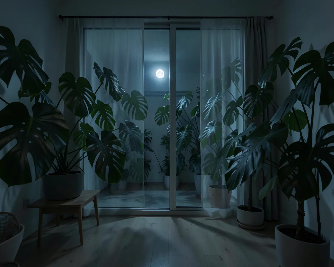 Green Curtain Calm — Flux AI prompt