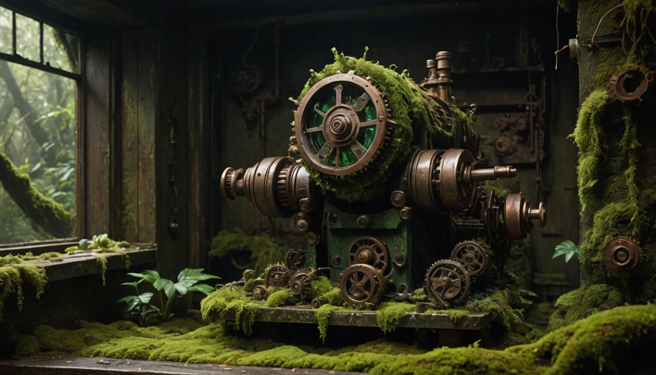 Moss-Gears Automaton — SDXL AI prompt