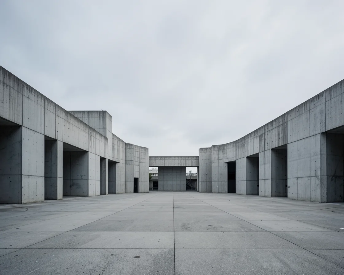 Stark Structural Quiet — Flux AI prompt