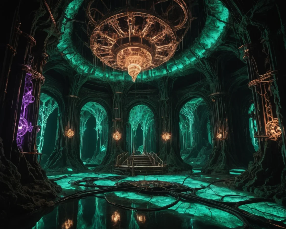 Mycelial Foundry — SDXL AI prompt