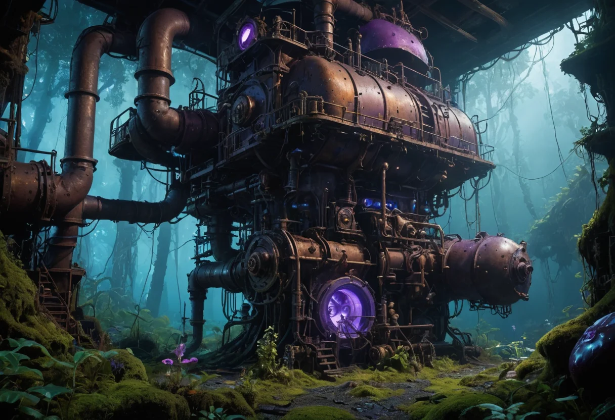 The Fungal Engine — SDXL AI prompt