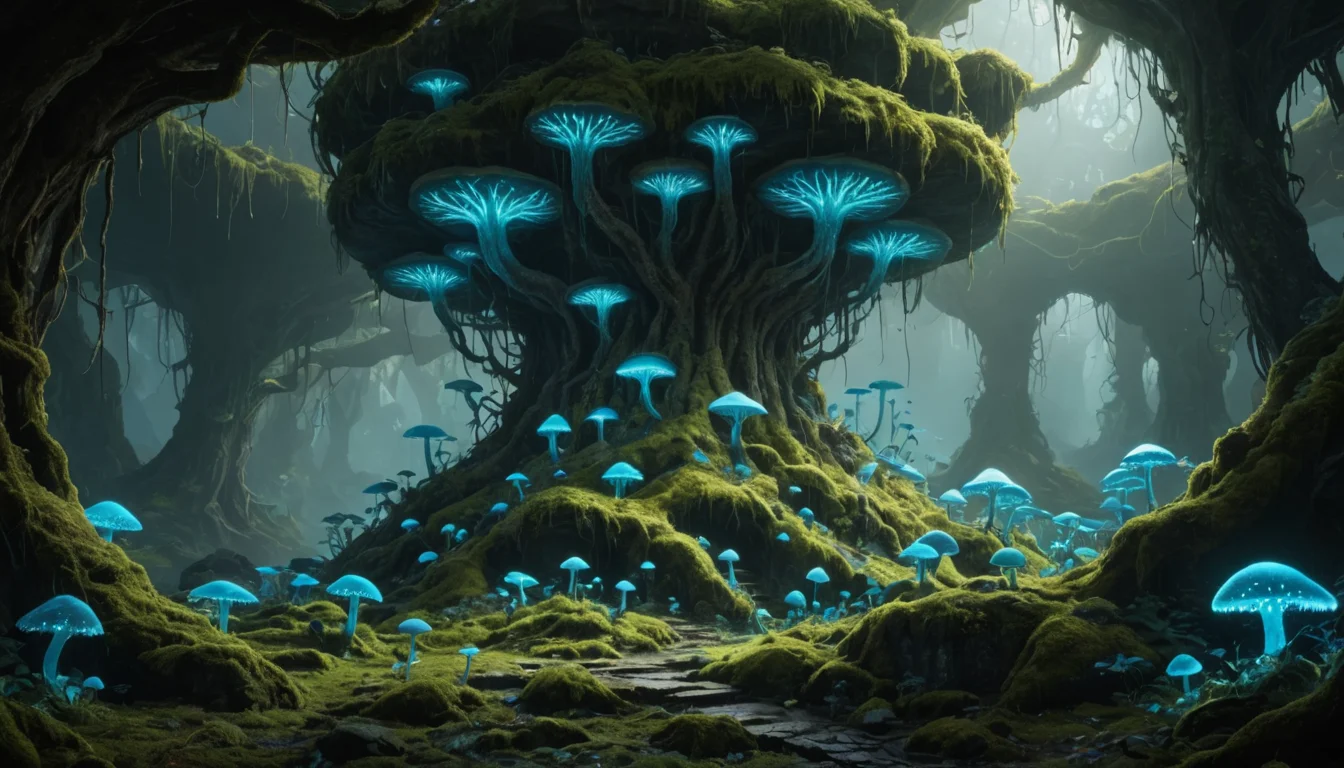 Myco-Citadel of Silence — SDXL AI prompt