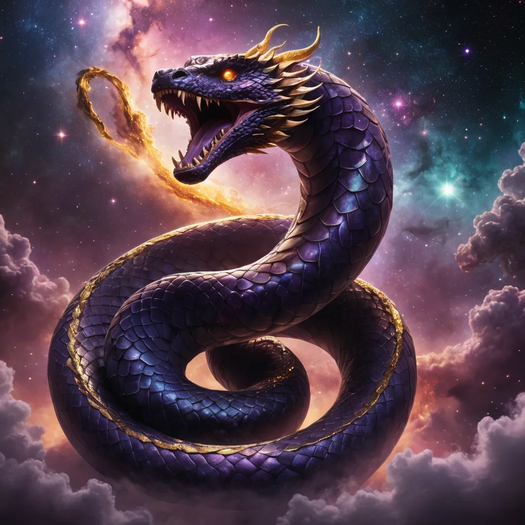 Serpent of the Aether — SDXL AI prompt