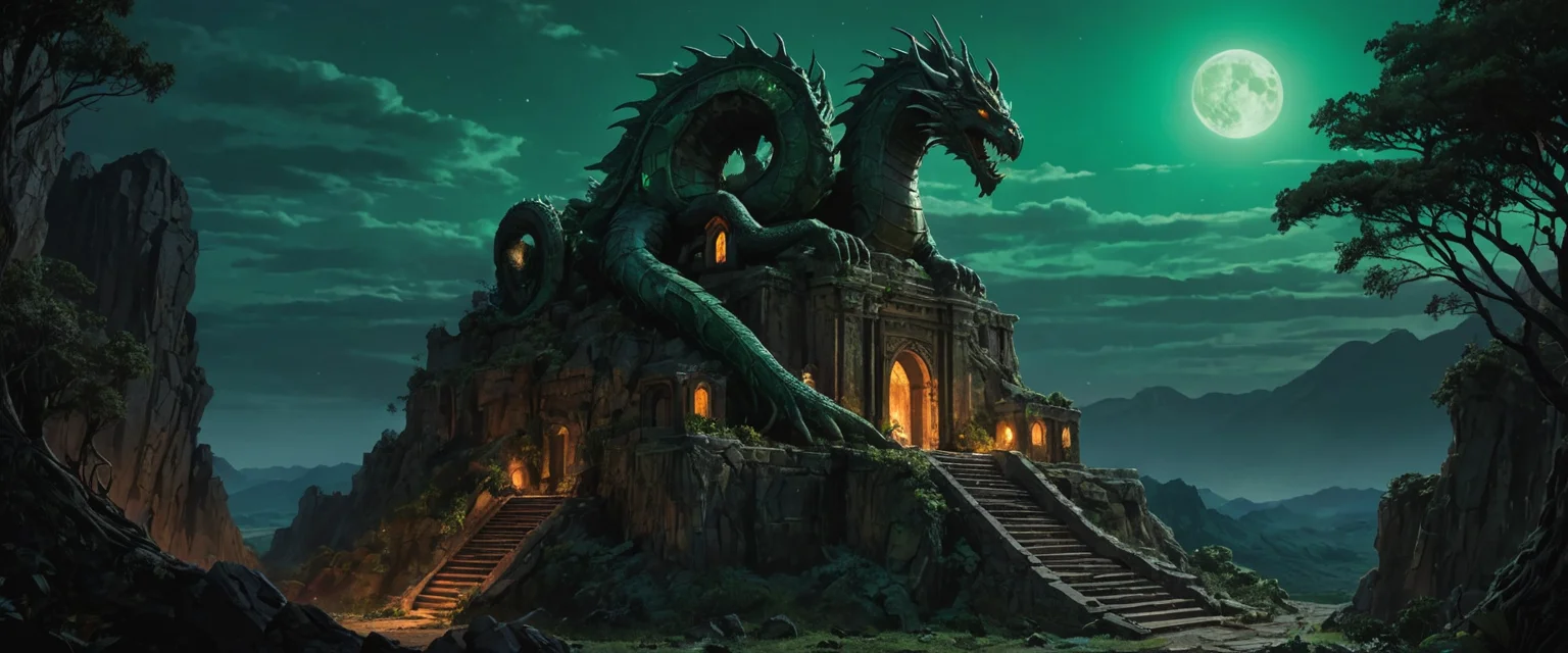 Mythic Ruin Citadel — SDXL AI prompt