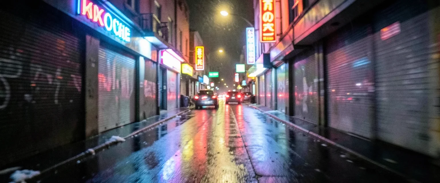 Late Night Drive — Flux AI prompt