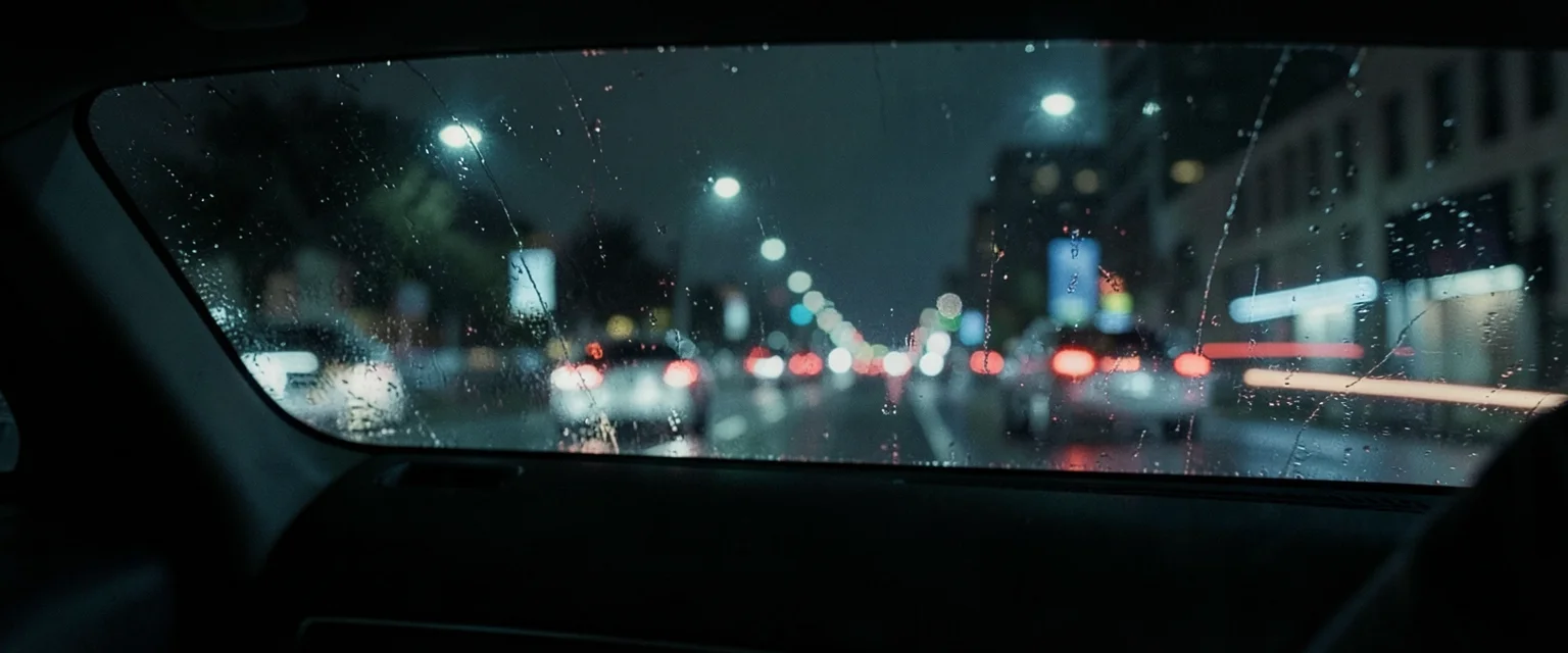 Night Drive Haze — Flux AI prompt