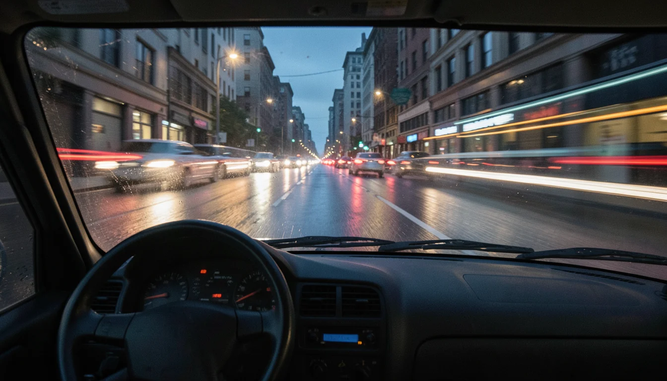 City Rush Hour — Flux AI prompt