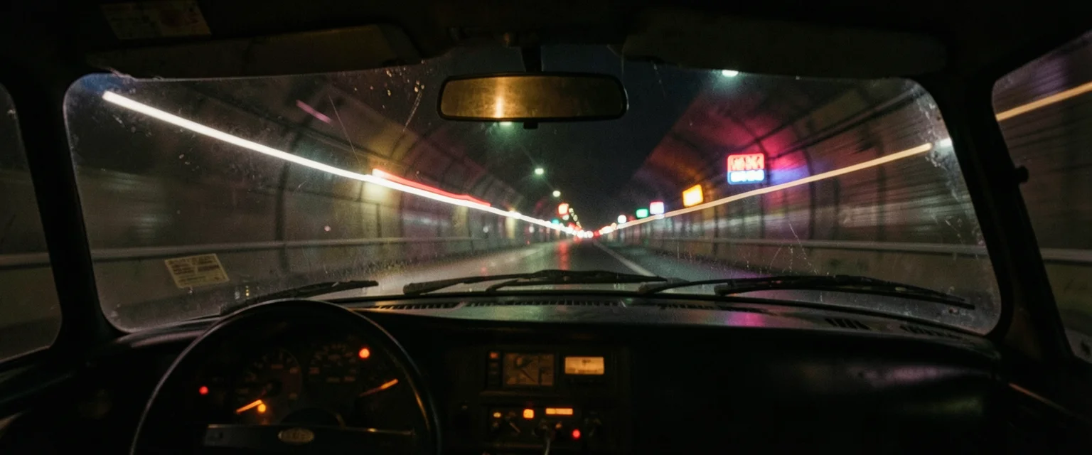 Indie Sleaze Drive — Flux AI prompt