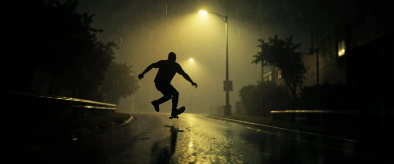 Midnight Glide — Flux AI prompt