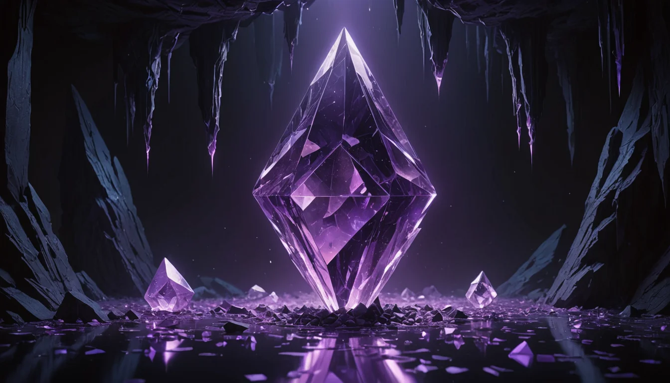 Crystal Void Garden — SDXL AI prompt