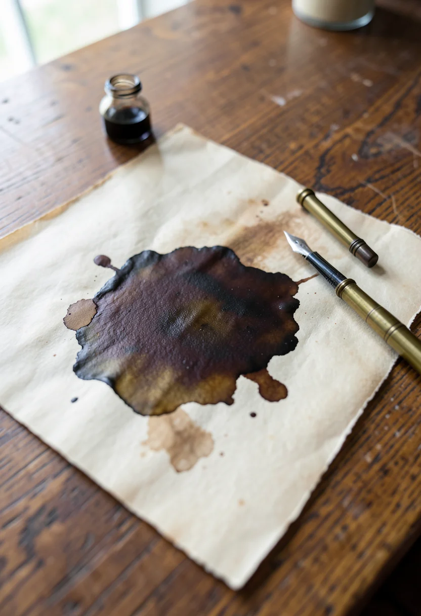 Oak Vellum Study — Flux AI prompt