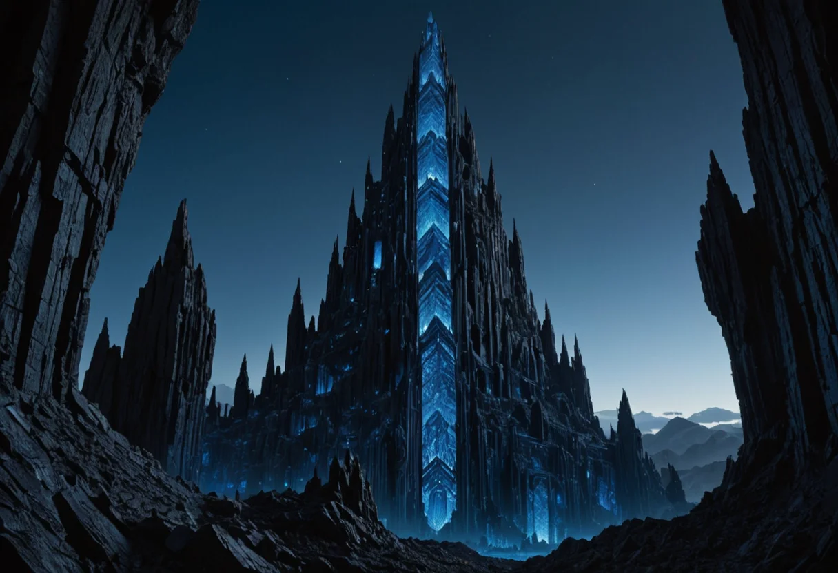 Obsidian Citadel (architecture) — SDXL AI prompt