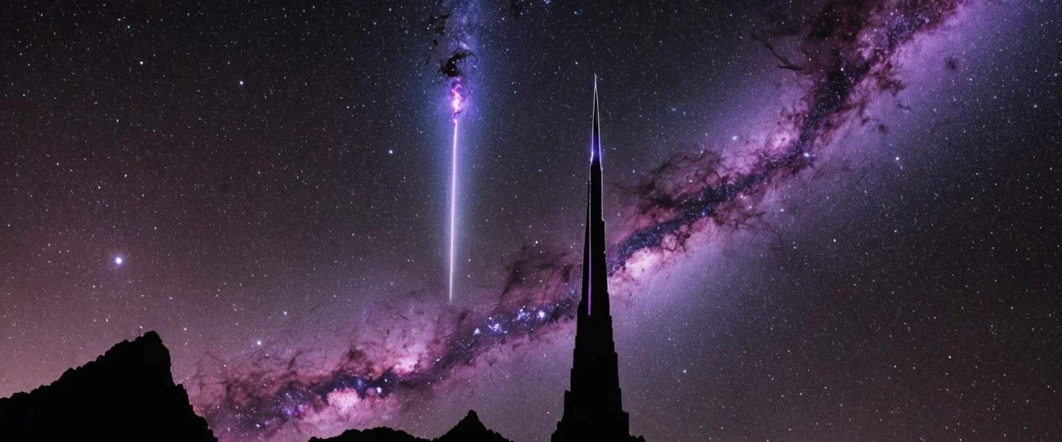 Obsidian Glass Spire — SDXL AI prompt