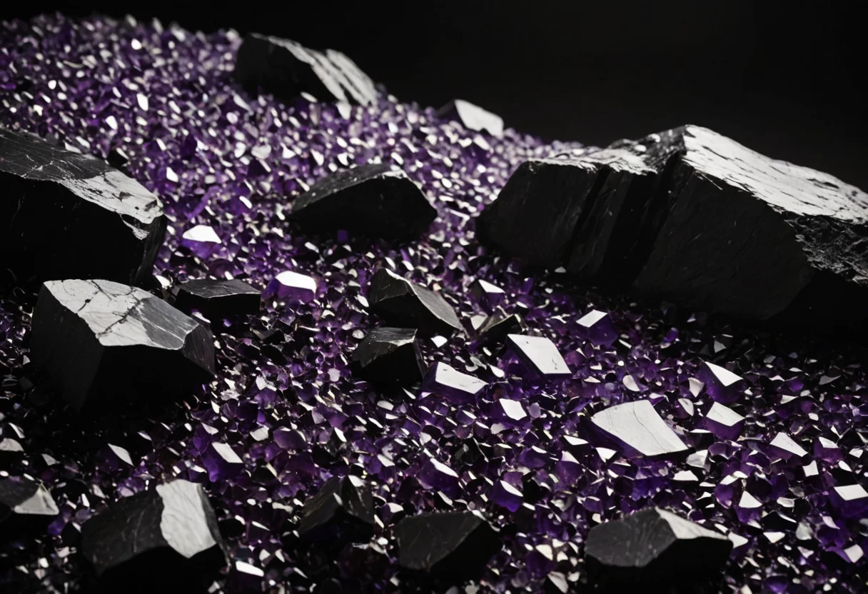 Molten Obsidian River — SDXL AI prompt