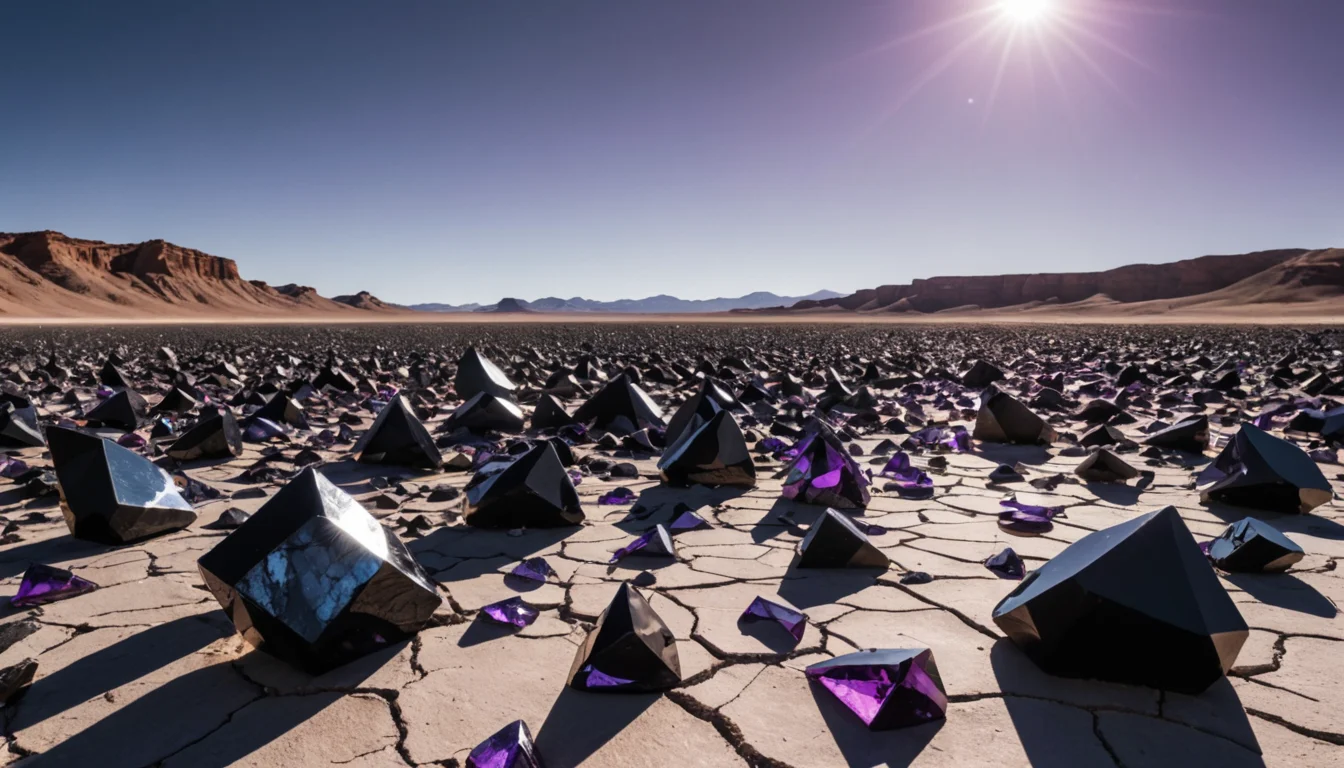 Obsidian Desert — SDXL AI prompt