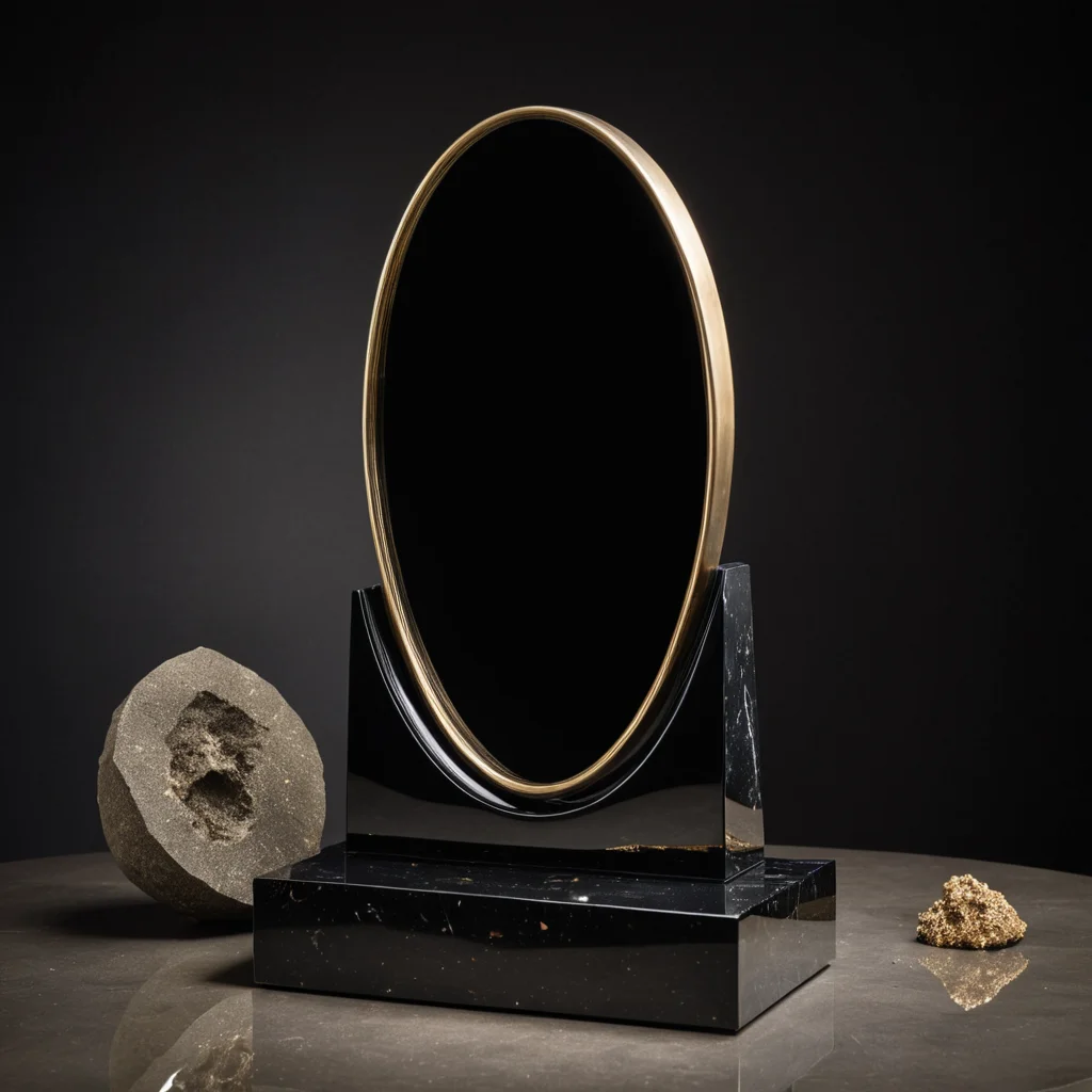 Obsidian Time Mirror — SDXL AI prompt