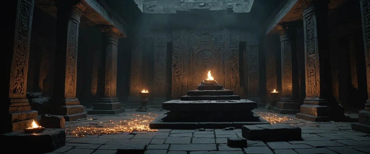 Obsidian Void Shrine — SDXL AI prompt