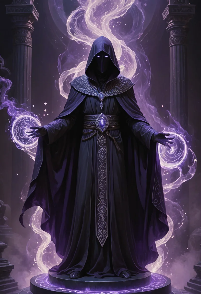 Oracle of Quantum Smoke — SDXL AI prompt