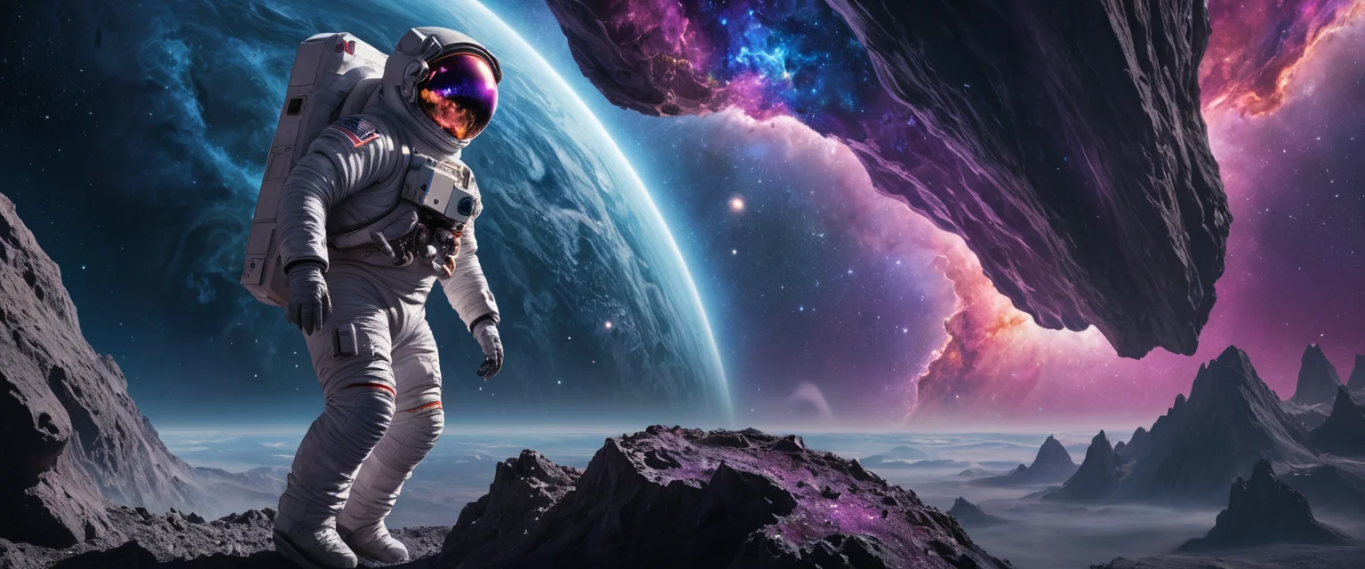 Cosmic Geode Vista — SDXL AI prompt