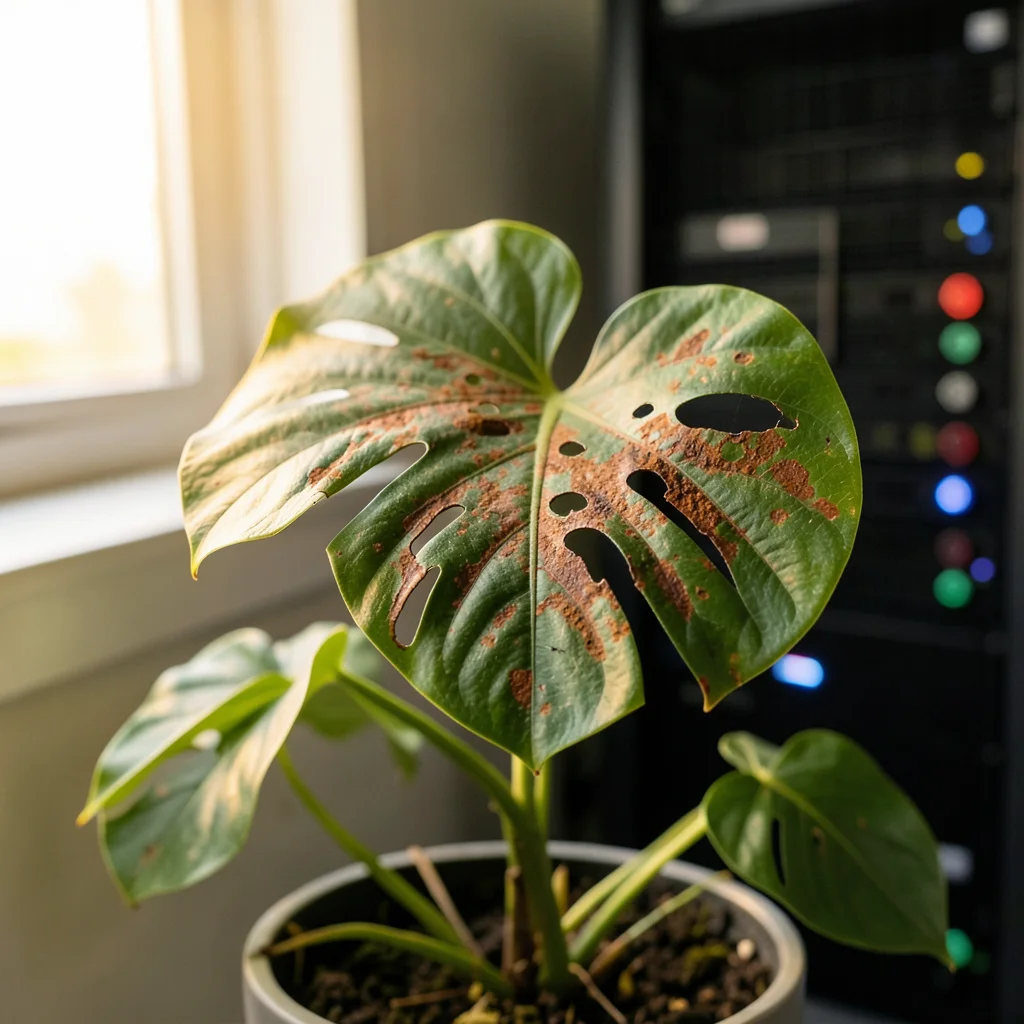 Silicon Leaf — Flux AI prompt