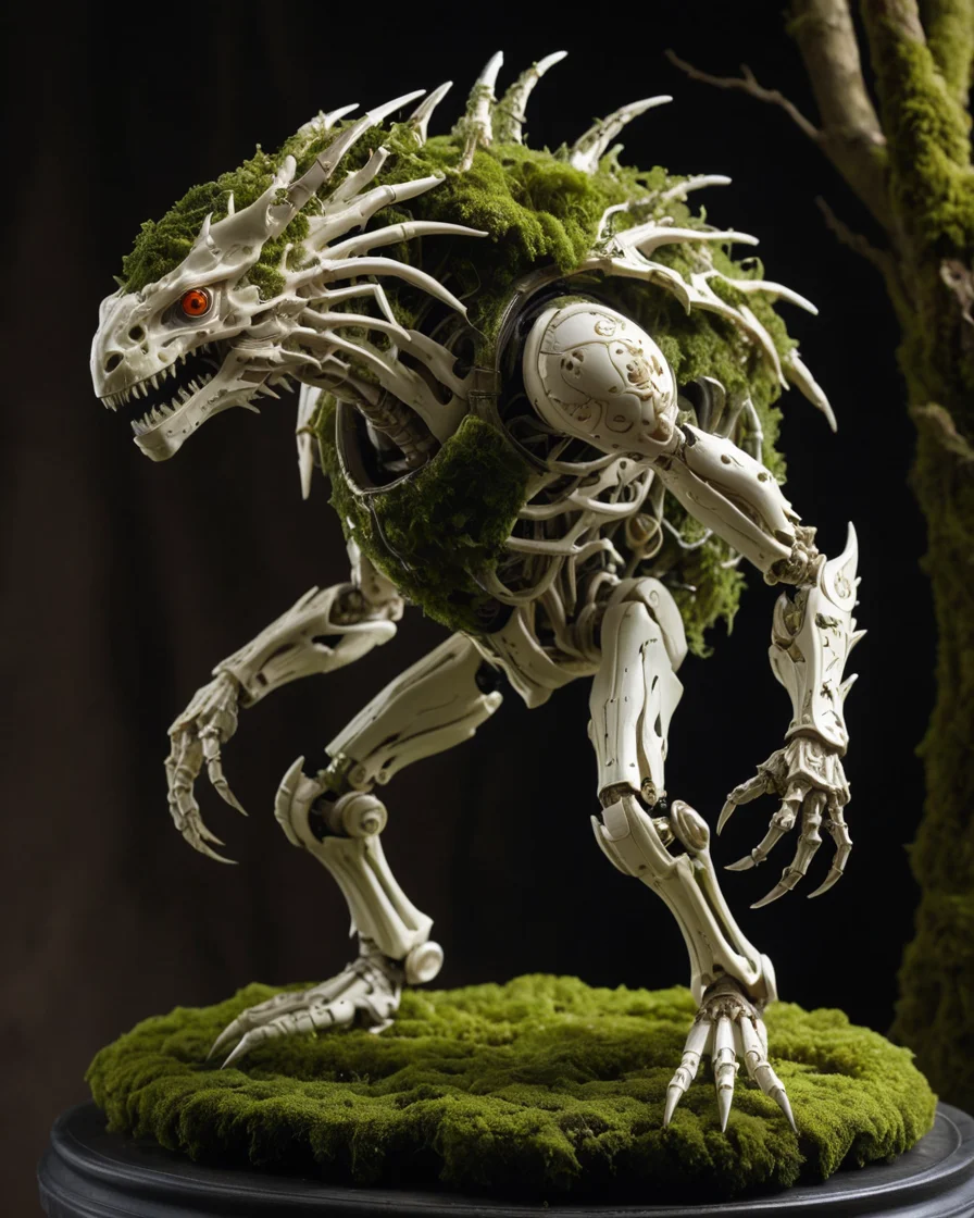 Organic-Mechanical Fusion — SDXL AI prompt