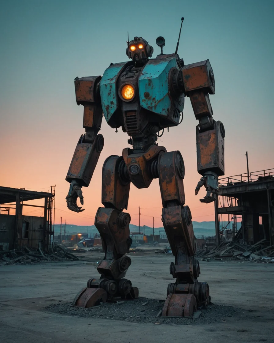 The Rusted Sentinel — SDXL AI prompt