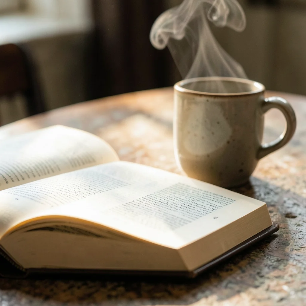 Mug and Manuscript — Flux AI prompt
