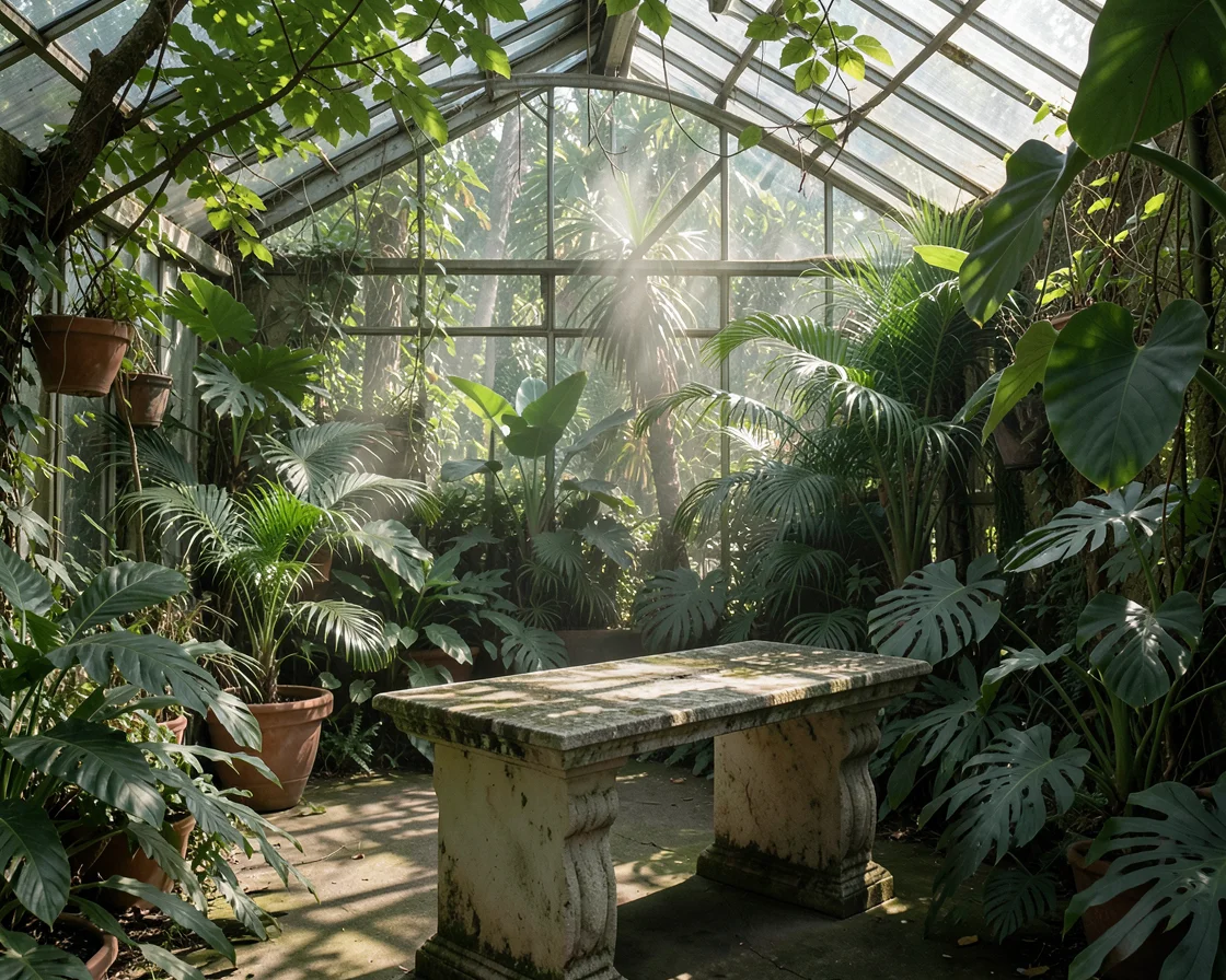Sunlit Greenhouse — Flux AI prompt