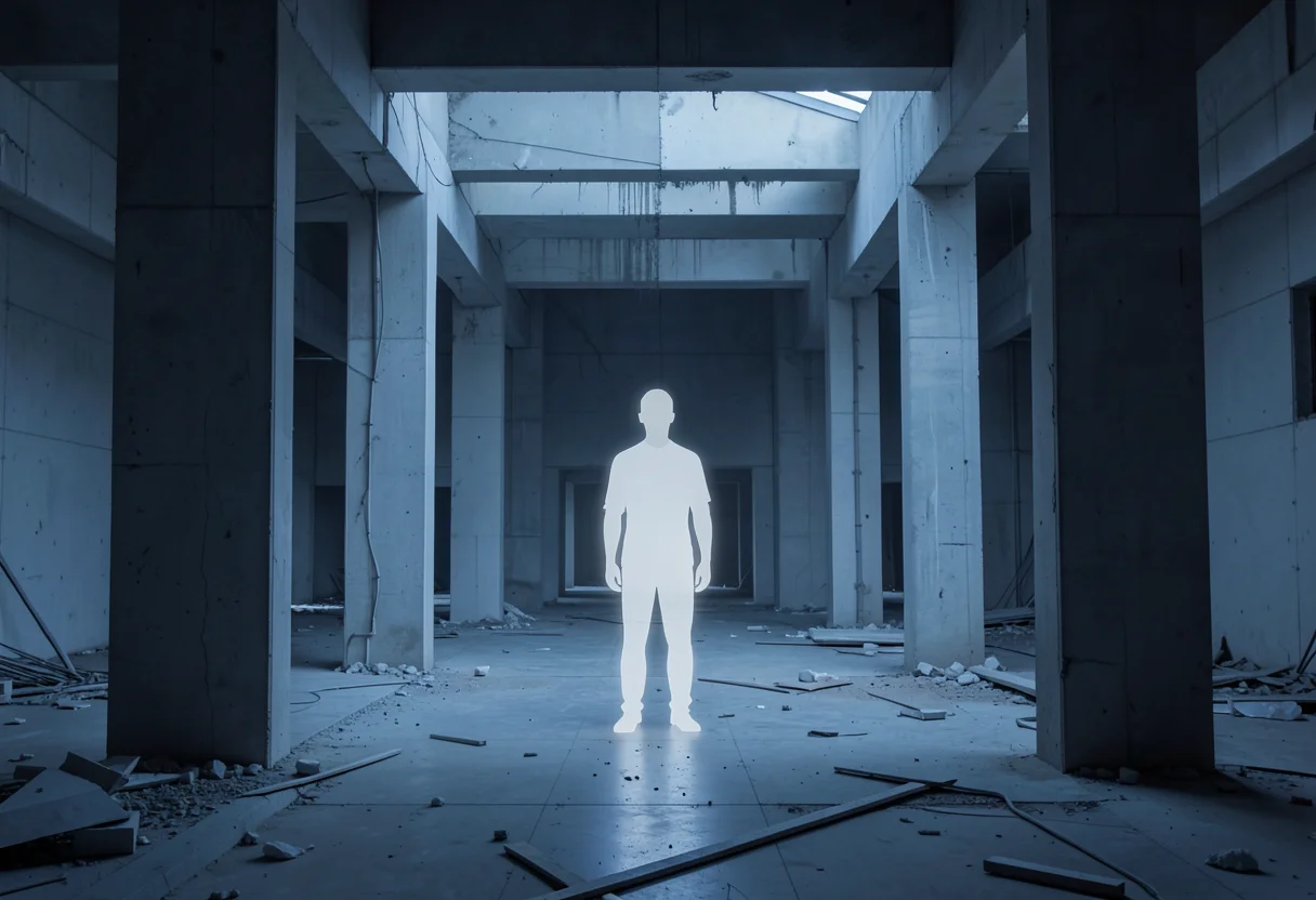 Empty Space Echo — Flux AI prompt
