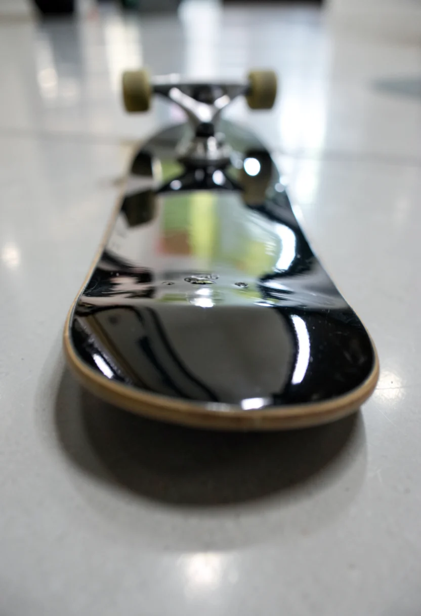 Skate Reflection — Flux AI prompt