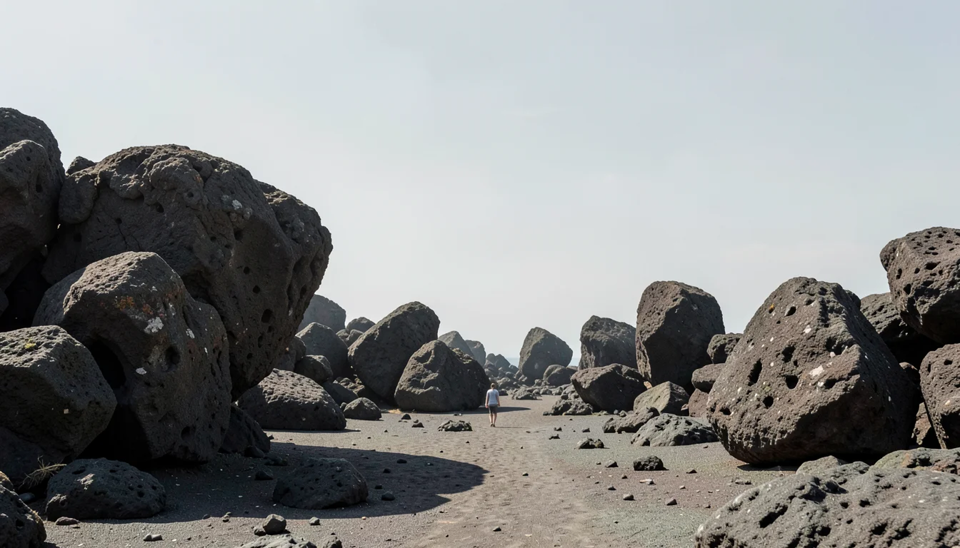 Basalt Echo — Flux AI prompt